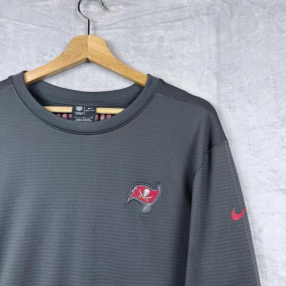 Nike NFL Tampa Bay Buccaneers Dri-FIT On Field Long Sleeve Shirt Black Men Large - Picture 2 of 10